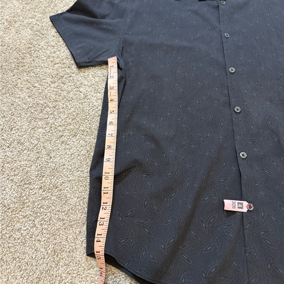 John Varvatos Mens Short Sleeve Button Up Large - Picture 5 of 7